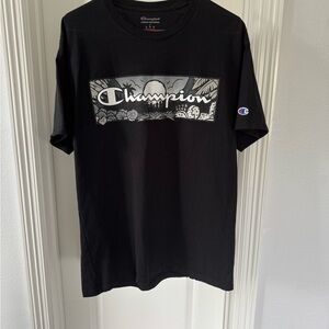 Champion Black Graphic T-Shirt